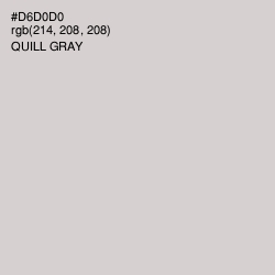 #D6D0D0 - Quill Gray Color Image